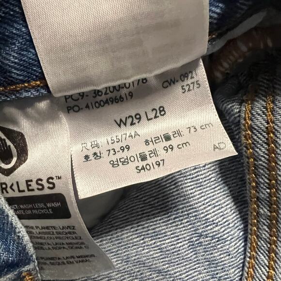 Levi’s 501 Jeans Womens 29 Premium Button Fly High Rise Ankle - Picture 8 of 12